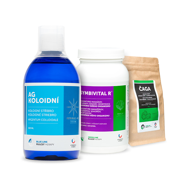 AG Koloidní + Symbi-vital R<sup>®</sup> + Čaga 100 g